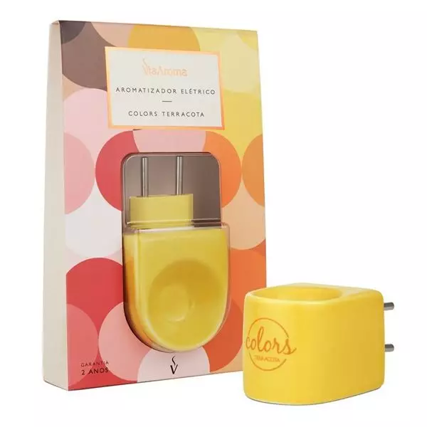 Imagem de Aromatizador Elétrico Ceramica Amarelo 