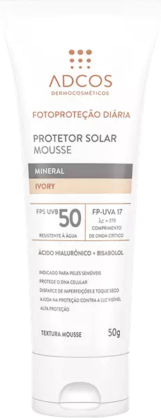 Imagem de Protetor Solar Mousse Ivory FPS50 50g - ADCOS