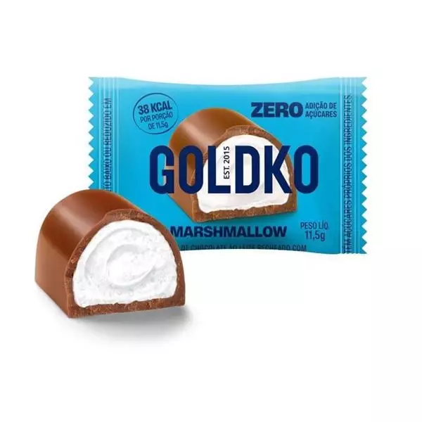 Imagem de Bombom Marshmallow Zero Açúcar 11,5g - Goldko