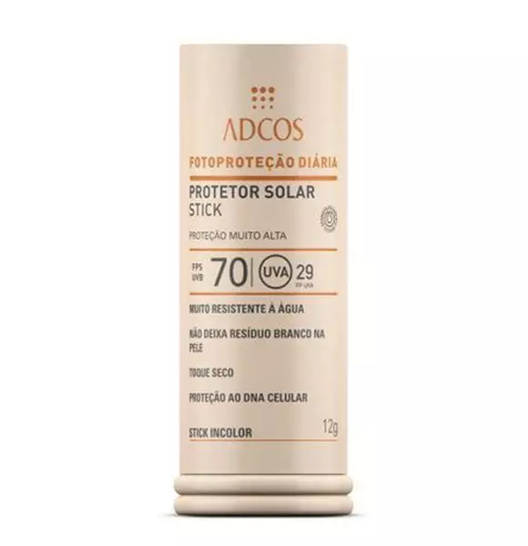 Imagem de Filtro Solar Stick FPS70 Incolor 12g - ADCOS