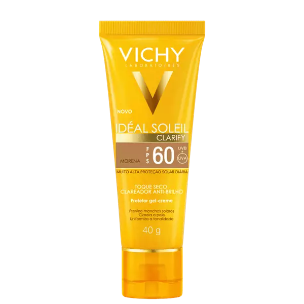 Imagem de Protetor Solar Idéal Soleil Clarify Morena 40g FPS60 - Vichy