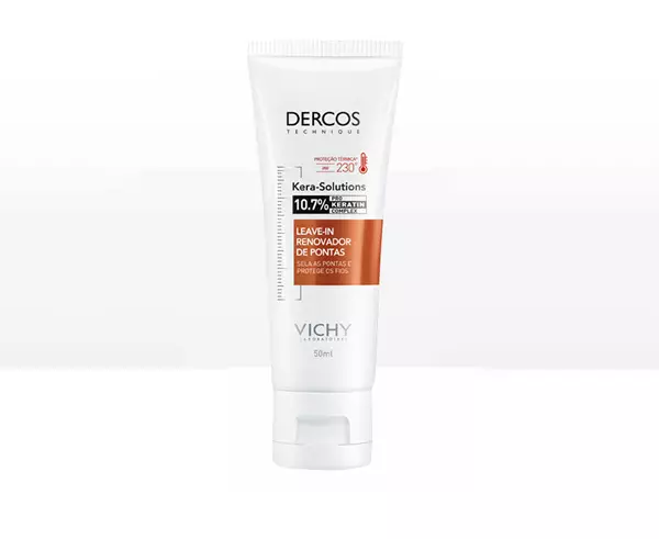 Imagem de Leave-In Renovador de Pontas com Pro Keratin Complex Dercos Kera Solutions 50ml -  Vichy
