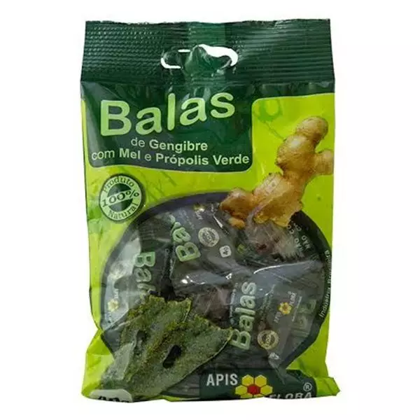 Imagem de Balas de Gengibre com Mel e Própolis Verde 40g - Apis Flora