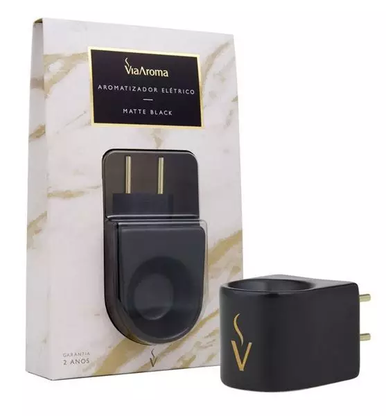 Imagem de Aromatizador Elétrico Bivolt Matte Black - Via Aroma
