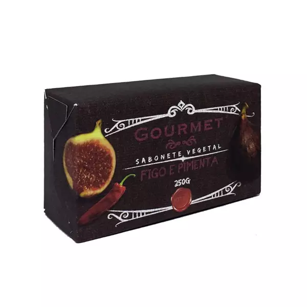 Imagem de Sabonete Vegetal Fragrância Figo e Pimenta Gourmet 250g - Herbo