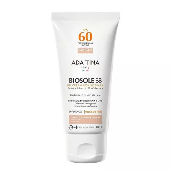 Imagem de Protetor Solar Cor 25 Oil Free Biosole BB FPS60 40ml - Ada Tina