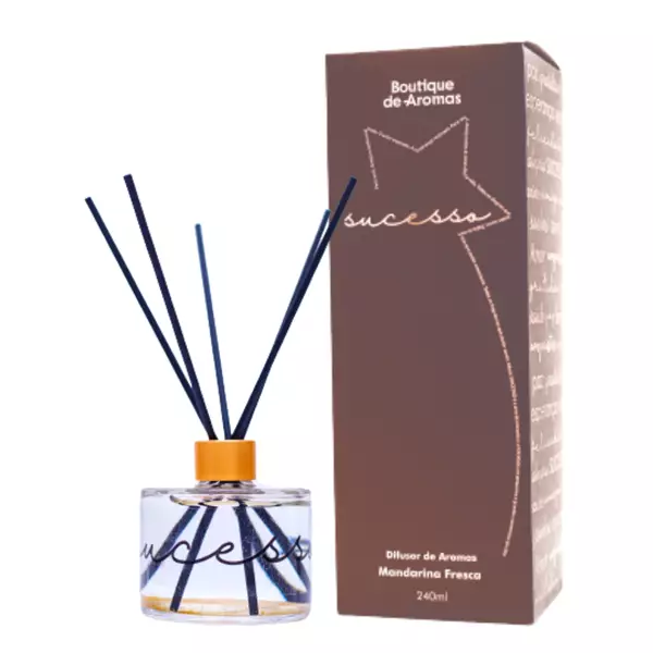 Imagem de Difusor Aromas Mandarina Fresca 240ml Sucesso - Boutique de Aromas