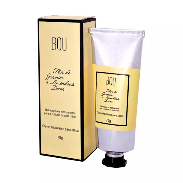 Imagem de Creme Hidratante para mãos flor de Jasmim e Amêndoas Doces 75g - Bou