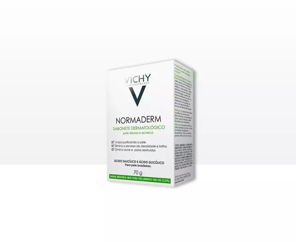 Imagem de Normaderm Sabonete Dermatológico 70g - Vichy