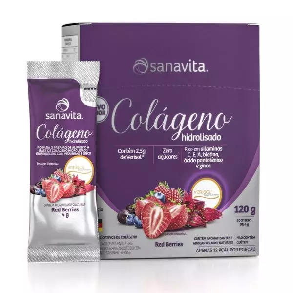 Imagem de Colágeno Hidrolisado com Verisol 120g - Sanavita