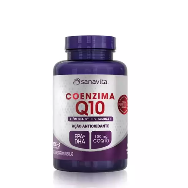 Imagem de Coenzima Q10 + Ômega 3 TG - 60 Cápsulas - Sanavita