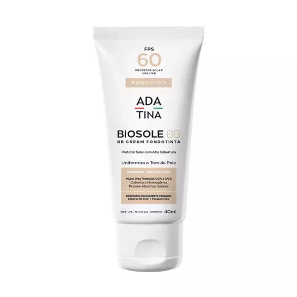 Imagem de Protetor Solar Ada Tina Biosole BB Cream FPS 60