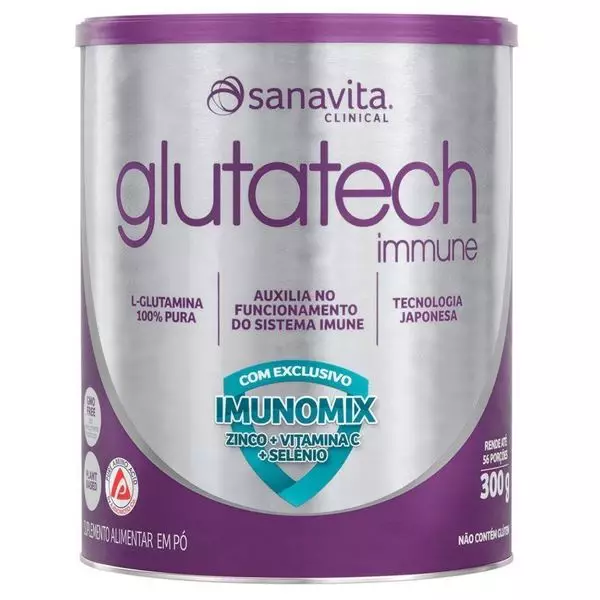 Imagem de Glutatech Immune Glutamina 300g - Sanavita