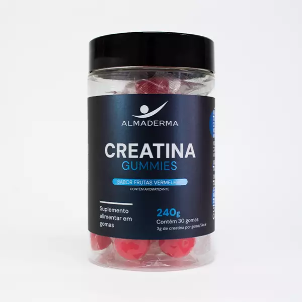 Imagem de Goma de Creatina Almaderma 30 Unidades (Sabor Frutas Vermelhas)